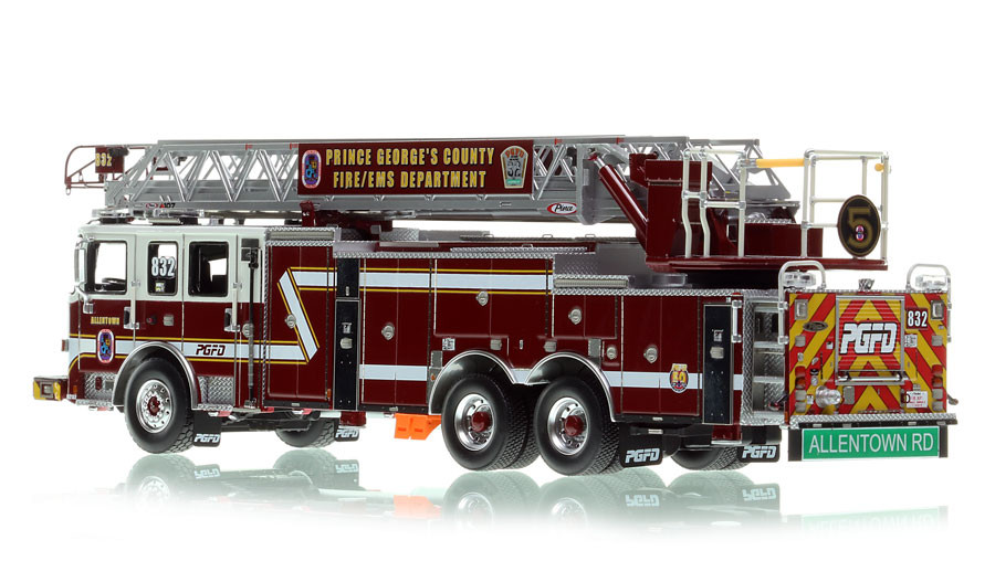 Fire Replicas PGFD 2021 Pierce Enforcer 107' Ascendant Truck 832
