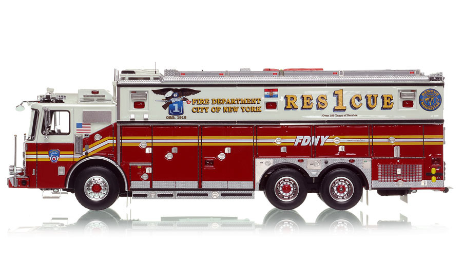 FDNY ファイアデパートメント　オブ　ニューヨーク　MA-1タイプ　新品 Fire Replicas FDNY 2019 Ferrara Rescue 1 - Manhattan