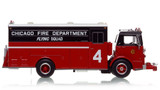 1:50 scale model of Chicago 1970 Mack MB/1972 Platt Flying Manpower Squad 4 - South Side