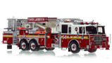 1:50 scale model of FDNY 2016 Seagrave Attacker 75' Tower Ladder 54 - Bronx