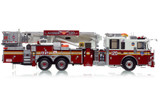 1:50 scale model of FDNY 2017 Seagrave Attacker 75' Tower Ladder 120 - Brooklyn