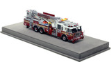 1:50 scale model of FDNY 2016 Seagrave Attacker 75' Tower Ladder 127 - Queens