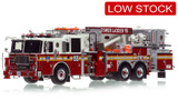 1:50 scale model of FDNY 2016 Seagrave Attacker 75' Tower Ladder 155 - Queens
