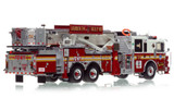 1:50 scale model of FDNY 2016 Seagrave Attacker 75' Tower Ladder 114 - Brooklyn
