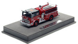 1:50 scale model of Chicago Fire Department 1974 Mack MB Engine Co. 71 - North Side - West Rogers Park