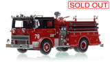 1:50 scale model of Chicago Fire Department 1974 Mack MB Engine Co. 78 - Wrigley Field