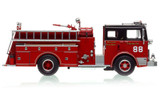 1:50 scale model of Chicago Fire Department 1974 Mack MB Engine Co. 88 - Southwest - West Lawn