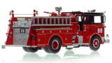 1:50 scale model of Chicago Fire Department 1974 Mack MB Engine Co. 88 - Southwest - West Lawn