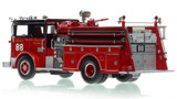1:50 scale model of Chicago Fire Department 1974 Mack MB Engine Co. 88 - Southwest - West Lawn