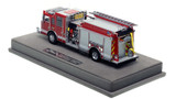 1:50 scale model of 2025 Limited Edition Pierce Dash Engine - Red over Red