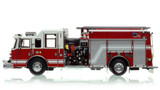 1:50 scale model of 2025 Limited Edition Pierce Dash Engine - White over Red