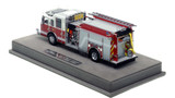 1:50 scale model of 2025 Limited Edition Pierce Dash Engine - White over Red