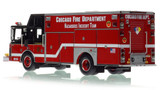 1:50 scale model of Chicago Fire Department 1996 HME/Saulsbury Hazardous Incident Team 