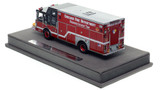 1:50 scale model of Chicago Fire Department 1996 HME/Saulsbury Hazardous Incident Team 