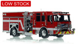 1:50 scale model of 2025 Limited Edition Pierce Enforcer Pumper - Red over Red