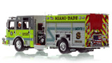 1:50 scale model of  Miami-Dade Fire Rescue 2023 Pierce Enforcer Engine 8 - Aventura