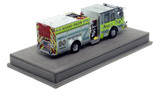 1:50 scale model of Miami-Dade Fire Rescue 2023 Pierce Enforcer Engine 20 - North Miami East 