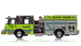 1:50 scale model of Miami-Dade Fire Rescue 2023 Pierce Enforcer Engine 54 - Bunche Park