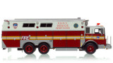1:50 scale model of FDNY 1985 Mack MC/Saulsbury Rescue Services - Ex R5 - Staten Island