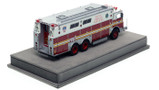 1:50 scale model of FDNY 1985 Mack MC/Saulsbury Rescue Services - Ex R1 - Manhattan