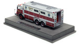 1:50 scale model of FDNY 1988 Mack MC/Saulsbury Rescue 3 - Bronx