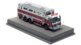 1:50 scale model of FDNY 1985 Mack MC/Saulsbury Rescue 5 - Staten Island