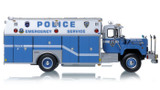 1:50 Scale Model of New York City Police Department 1990 Mack DM/Saulsbury ESS 4 - Bronx