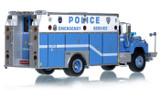 1:50 Scale Model of New York City Police Department 1990 Mack DM/Saulsbury ESS 4 - Bronx