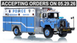 1:50 Scale Model of New York City Police Department 1990 Mack DM/Saulsbury ESS 4 - Bronx