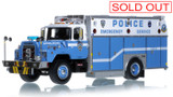 1:50 Scale Model of New York City Police Department 1990 Mack DM/Saulsbury ESS 9 - Queens