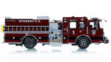 1:50 Scale Model of Syosset Fire Department 2022 Pierce Enforcer Engine 581
