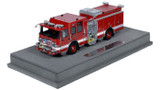 1:50 Scale Model of 2026 Limited Edition Pierce Enforcer Pumper - Red over Red