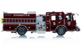 1:50 Scale Diecast Model of Syosset Fire Department 2022 Pierce Enforcer Engine 585