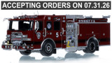 1:50 Scale Diecast Model of Syosset Fire Department 2022 Pierce Enforcer Engine 585