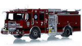 1:50 Scale Model of Syosset Fire Department 2022 Pierce Enforcer Engine 587