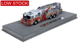 1:50 Scale Model of Philadelphia Fire Department 2021 Seagrave 75' Tower Ladder 13