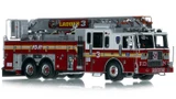 1:50 Scale Model of FDNY 2024 Seagrave Attacker HD 100' Ladder 3 - Manhattan