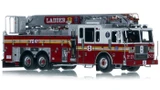 1:50 Scale Model of 1:50 Scale Model of FDNY 2024 Seagrave Attacker HD 100' Ladder 8 - Manhattan