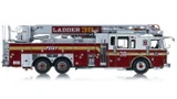 1:50 Scale Model of FDNY 2023 Seagrave Attacker HD 100' Ladder 38 - Bronx