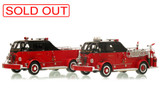 Chicago Fire Department 1954 Autocar Squad 2-Piece Set