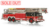 1:50 scale museum grade replica of CFD Tower Ladder 14