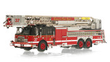 1:50 museum grade scale model of Chicago Tower Ladder 37