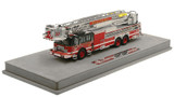 1:50 museum grade scale model of Chicago Tower Ladder 37