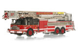 1:50 museum grade scale model of Chicago Tower Ladder 37