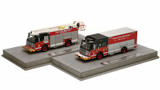 1:50 scale models of Chicago Fire Department Rosenbauer Squad 5/5A