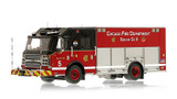 1:50 scale models of Chicago Fire Department Rosenbauer Squad 5/5A