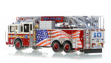 1:50 museum grade scale model of FDNY Ladder 10