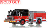 1:50 scale museum grade replica of Chicago Fire Department E-One Engine 28