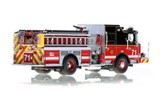 1:50 scale museum grade replica of Chicago Fire Department E-One Engine 71