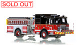 1:50 scale museum grade replica of Chicago Fire Department E-One Engine 71